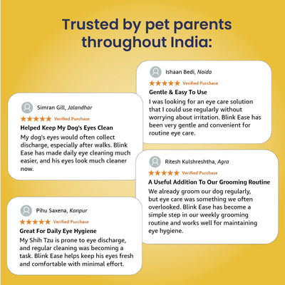 Blink Ease: Eye Drops For Dogs That Cleans & Protects Eyes Naturally
