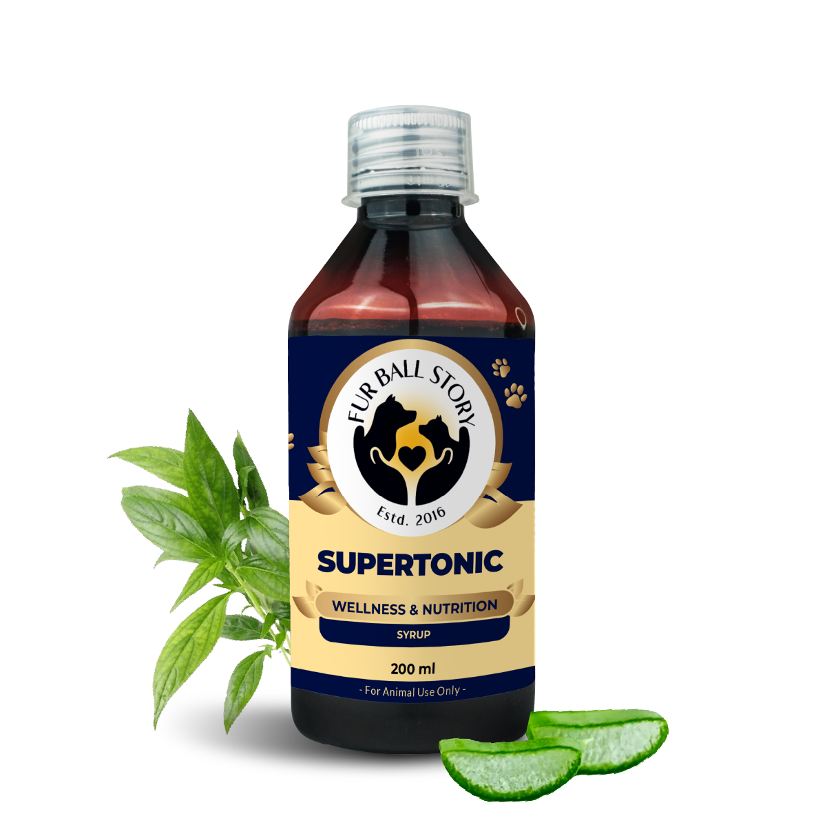 Supertonic Syrup: Ensures Head to Tail Wellness of Dogs & Cats - 200ml