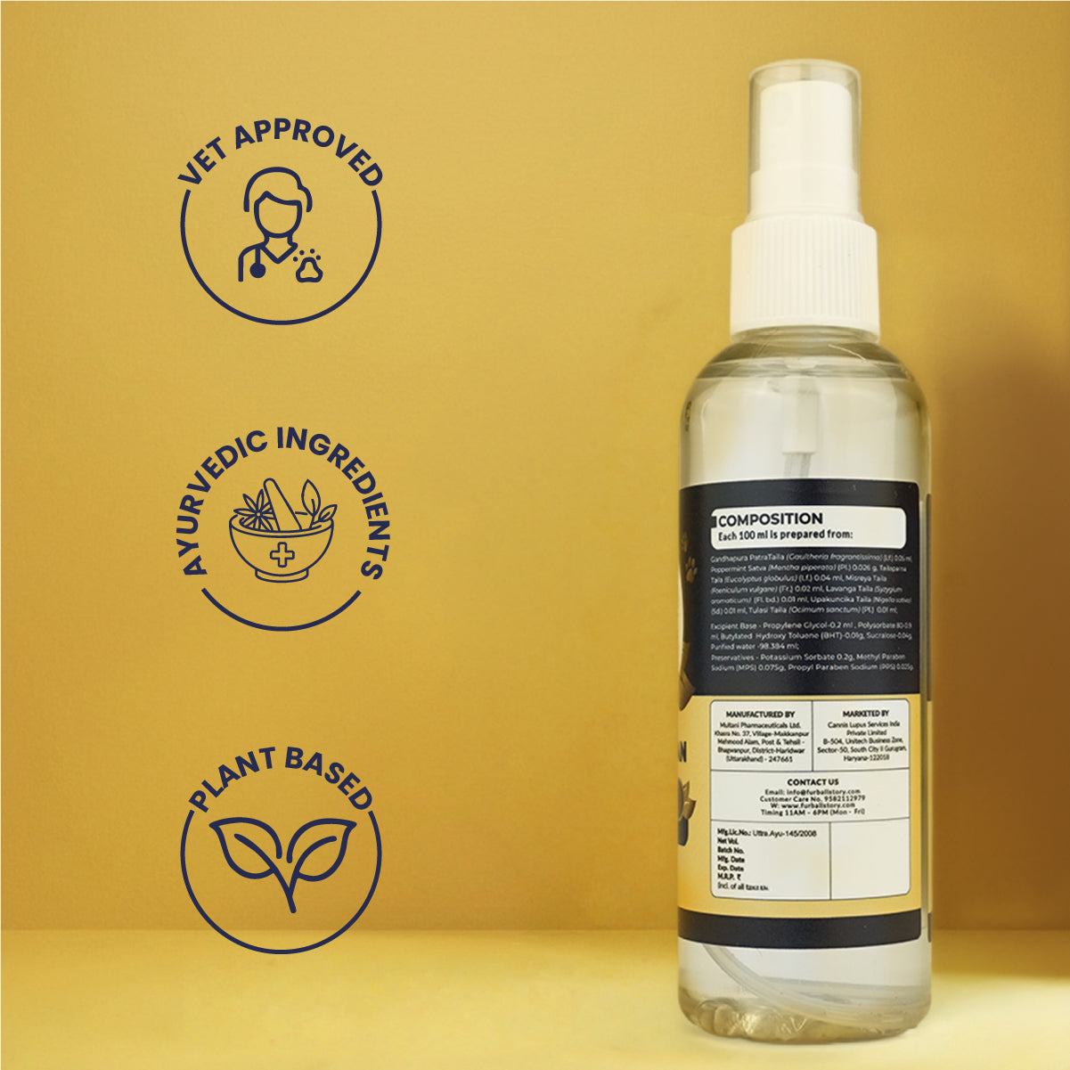 Canni Clean: Dental Spray For Oral Hygiene In Dogs & Cats - 100ml