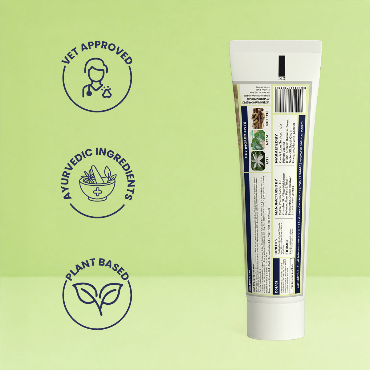 Heal Pet: Wound Healing Cream For Dogs & Cats - 60gm