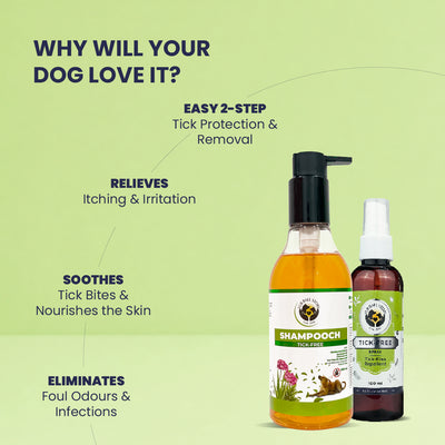 Tick Free Kit - Tick Free Spray &  Shampooch Tick Free