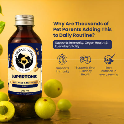 Supertonic Syrup: Ensures Head to Tail Wellness of Dogs & Cats - 200ml