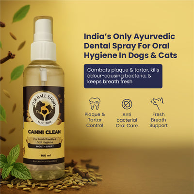 Canni Clean: Dental Spray For Oral Hygiene In Dogs & Cats - 100ml