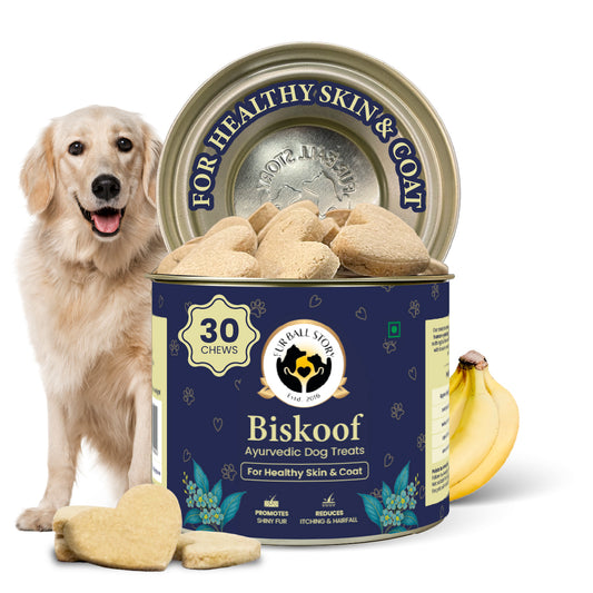 Biskoof - Healthy Skin & Shiny Coat | India's Healthiest Treats for Dogs - 150 Gm