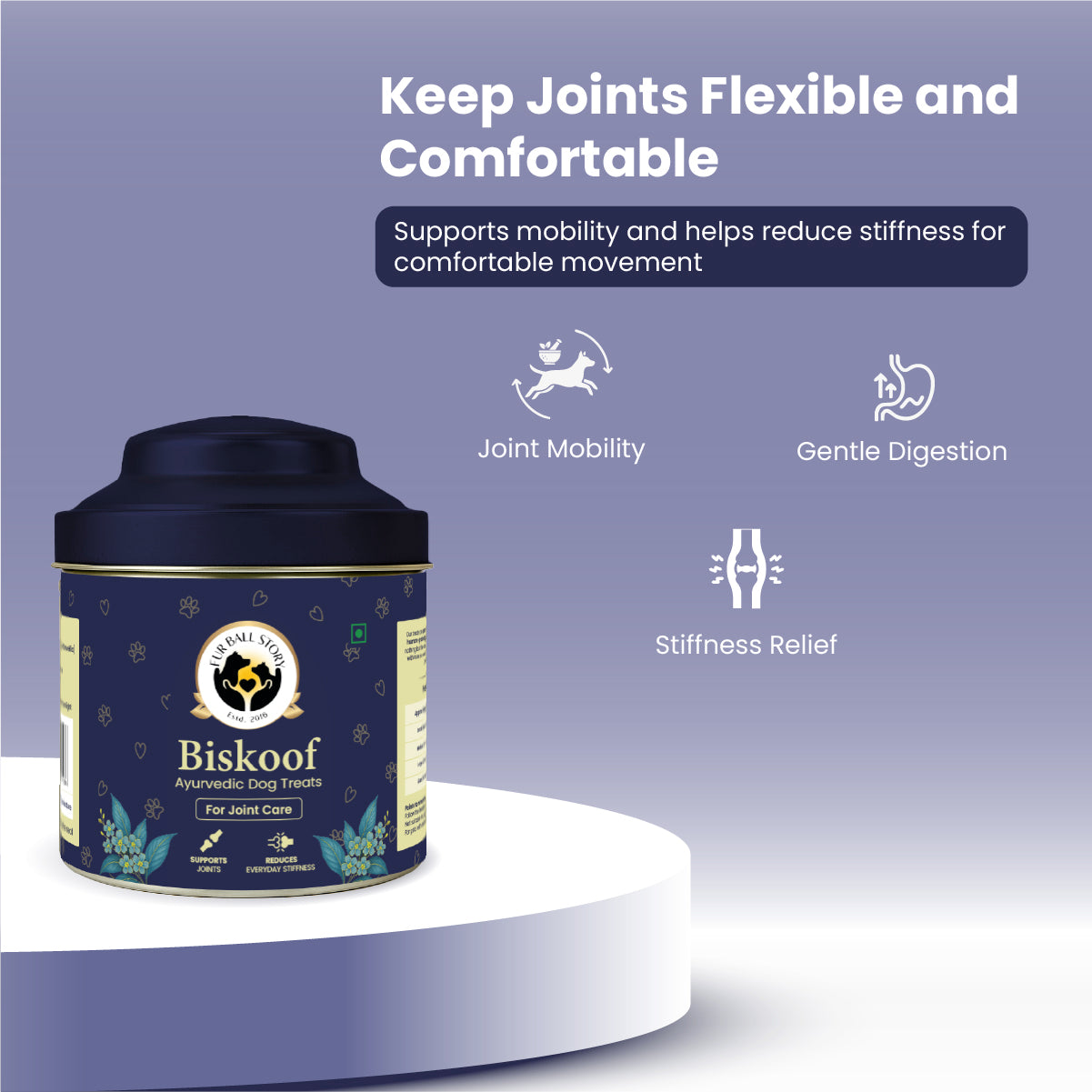 Biskoof Joint care - India's Healthiest Chews for Dogs