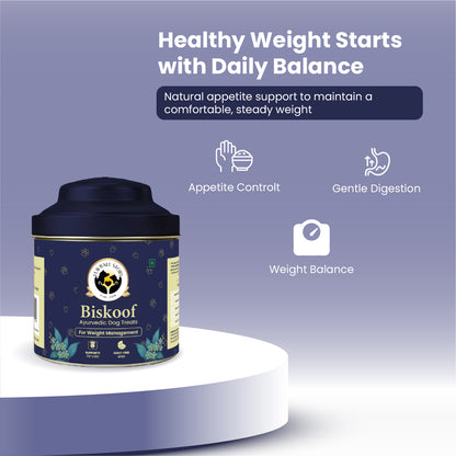 Biskoof Weight Management - India's Healthiest Chews for Dogs