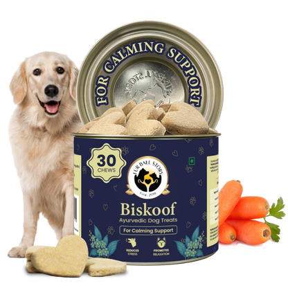 Biskoof – Calming Support | India's Healthiest Treats for Dogs