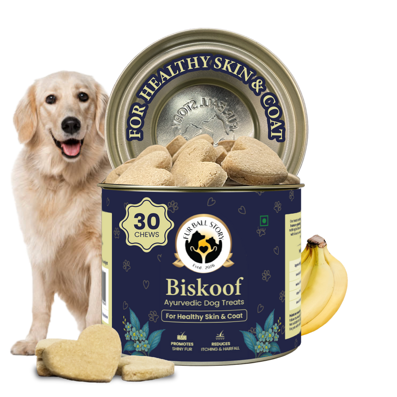Biskoof - Healthy Skin & Shiny Coat | India's Healthiest Treats for Dogs - 150 Gm