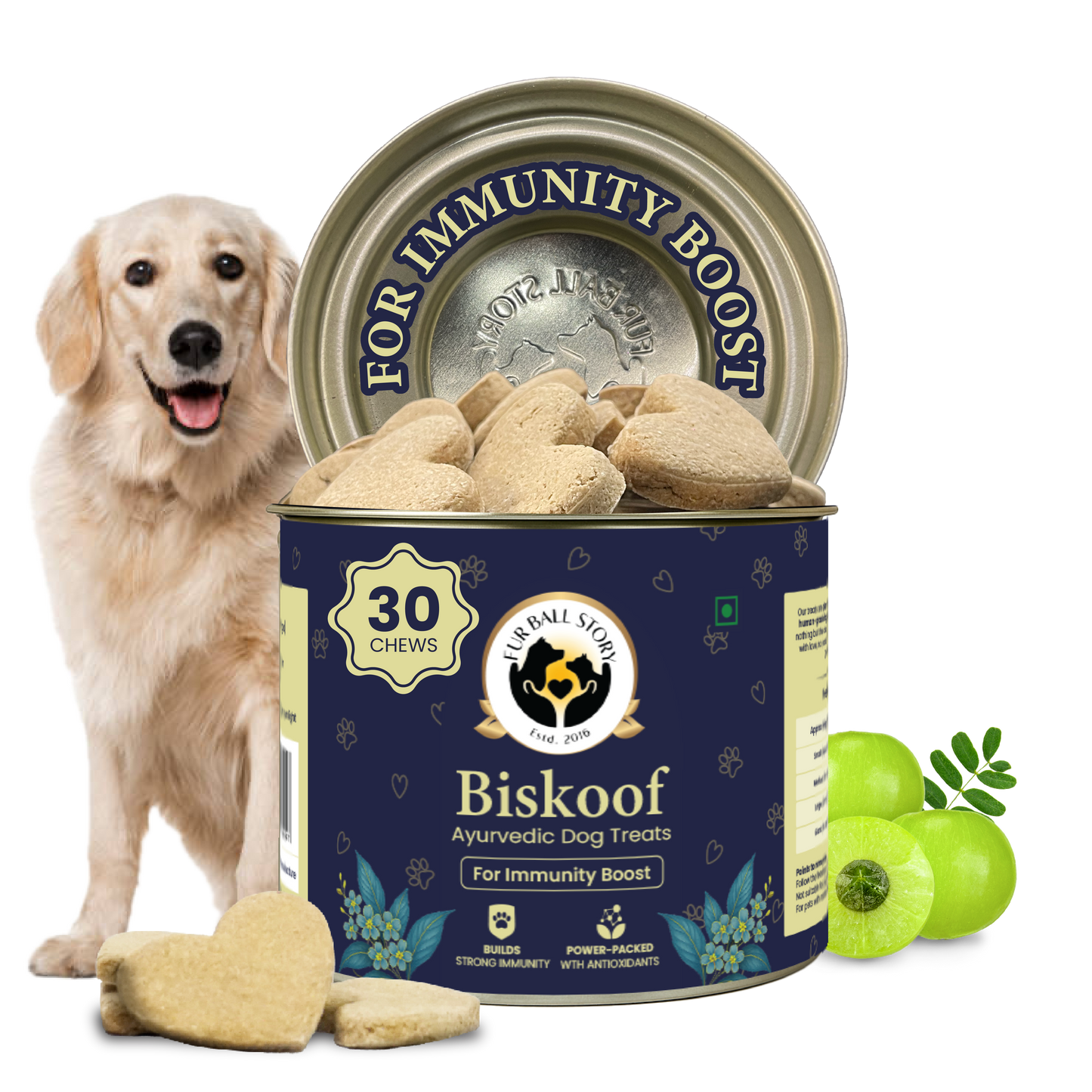 Biskoof - Immunity Boost | India's Healthiest Treats for Dogs - 150 Gm