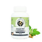 Calm Pet: Anti Anxiety Tablets For Dogs & Cats - (60 tab/100gm)