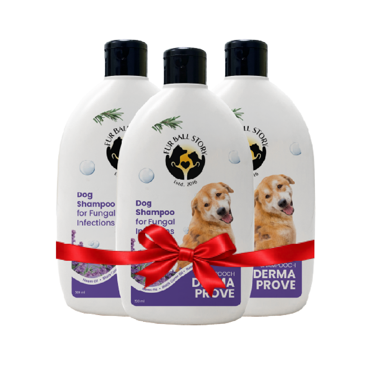 Dermaprove Shampooch: Antifungal Dog Shampoo - 300ml (BUY 2 GET 1 FREE)