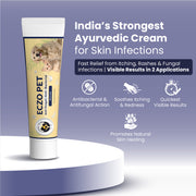 Eczo Pet Cream: Treats Skin Infections In Dogs & Cats - 60gm | cream