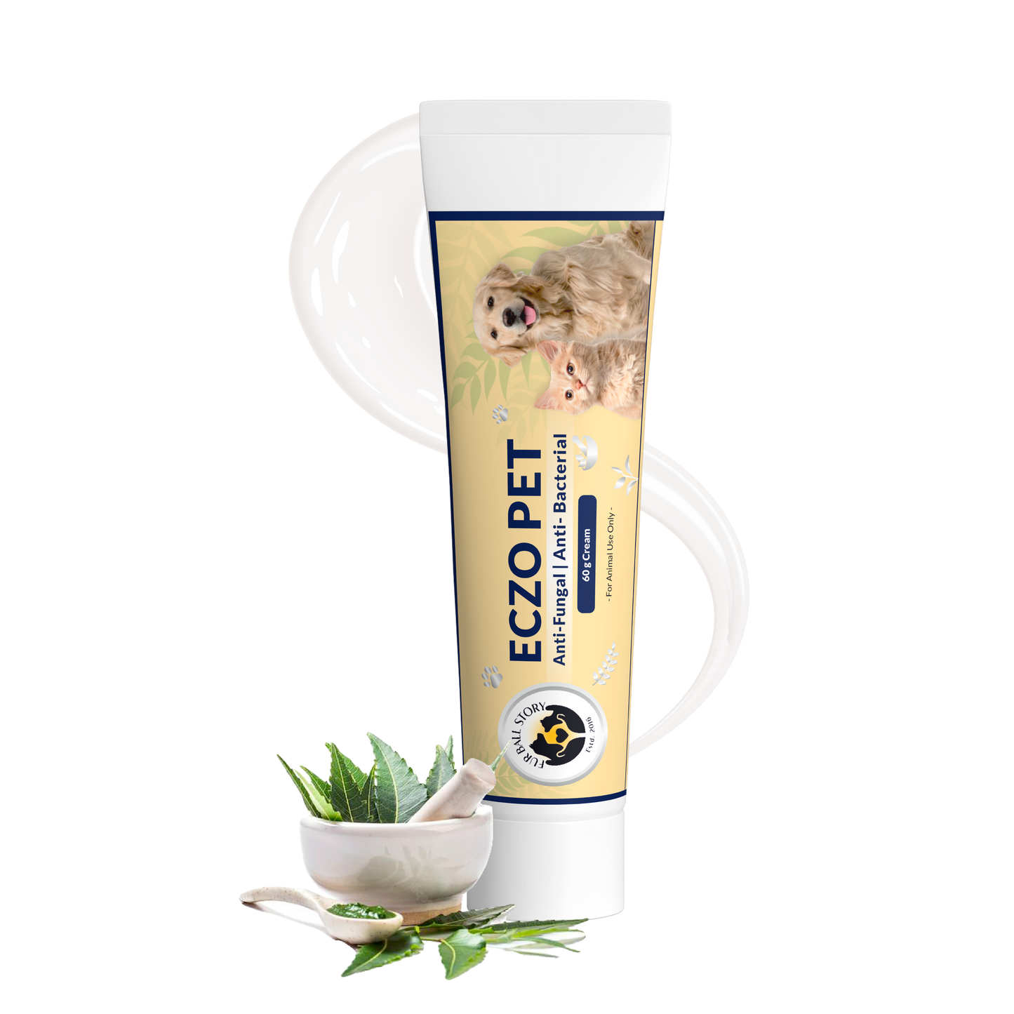 Eczo Pet Cream: Treats Skin Infections In Dogs & Cats - 60gm