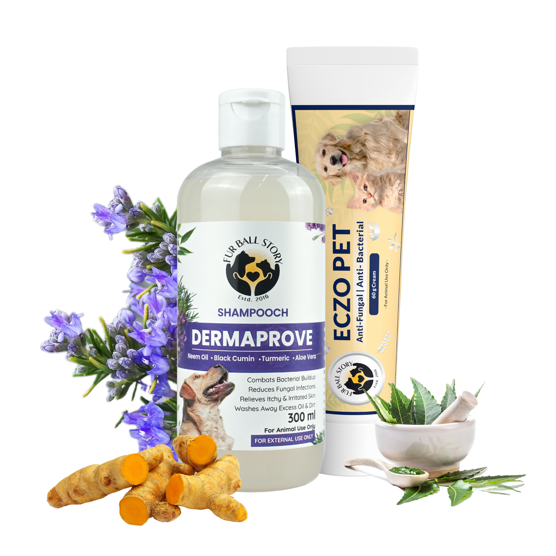 Eczo Pet Cream: Treats Skin Infections In Dogs & Cats - 60gm | cream