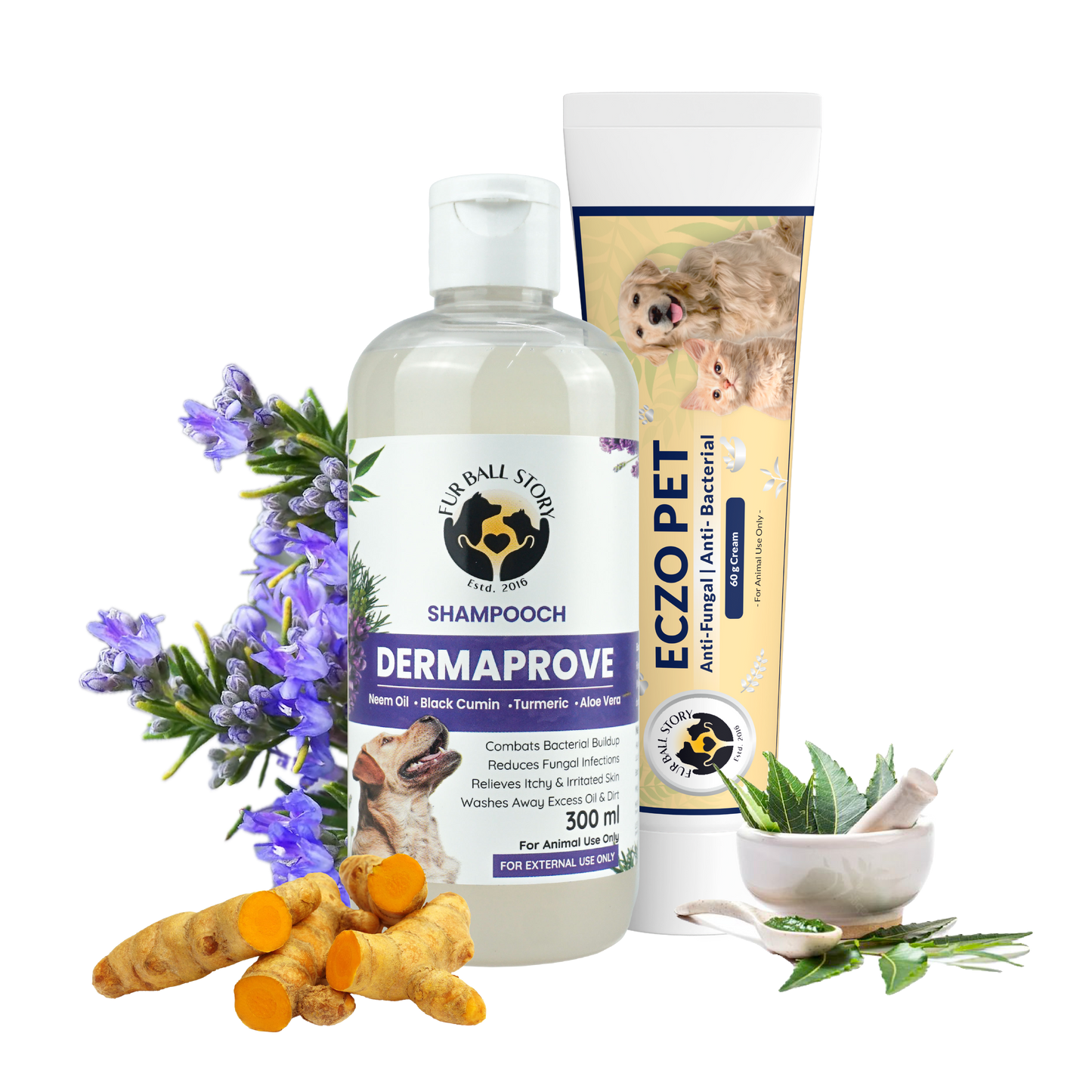 Eczo Pet Cream: Treats Skin Infections In Dogs & Cats - 60gm