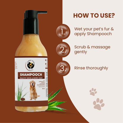 Shampooch: Best Dog Shampoo For Healthy Skin & Shiny Coat - 300ml