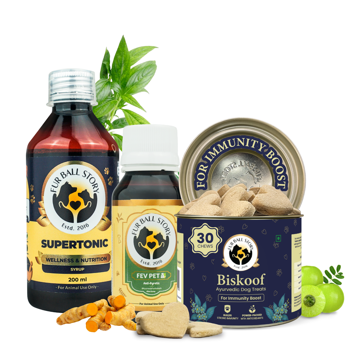 Fev Pet: Fever, Cough & Cold Relief Syrup For Dogs & Cats - 60ml