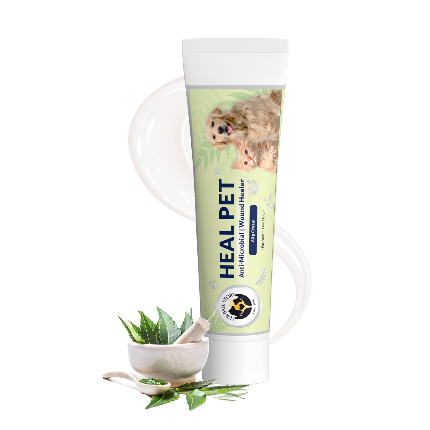 Heal Pet: Wound Healing Cream For Dogs & Cats - 60gm
