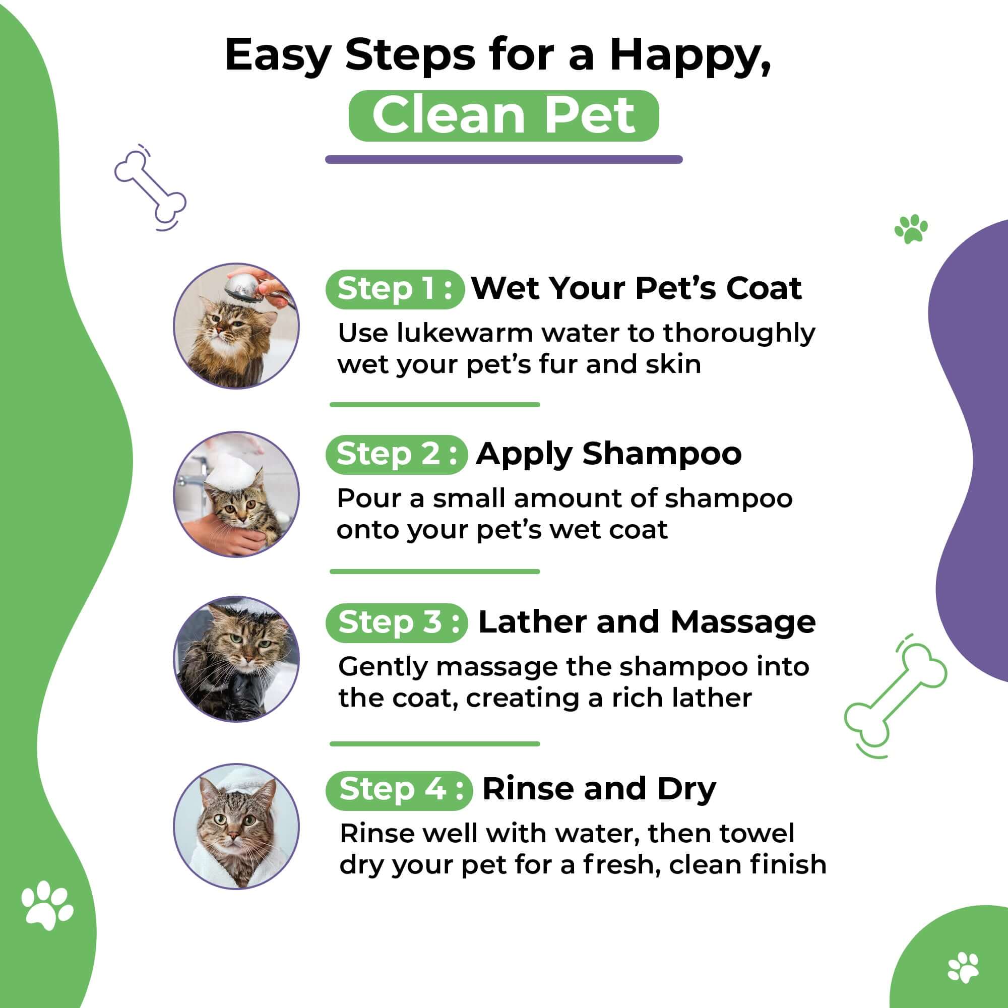 Meow Care Shampooch Cat Shampoo – For Healthy Skin & Shiny Fur