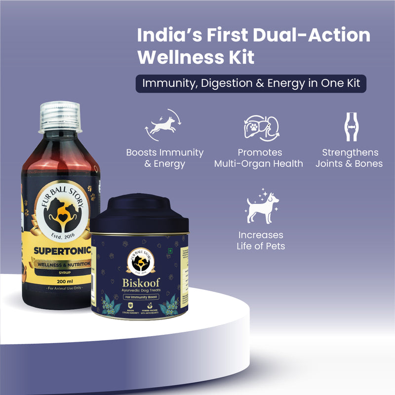 Dog Immunity Kit - Biskoof Immunity Boost & Supertonic Syrup