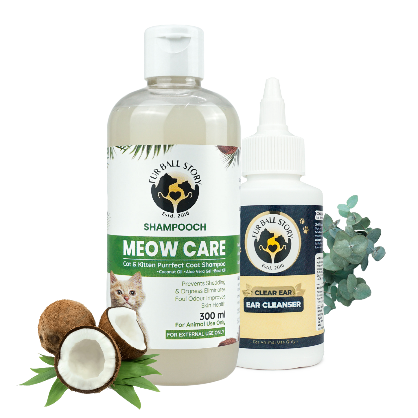 Shampooch Meow Care: Cat Shampoo for Healthy Skin & Shiny Fur - 300ml