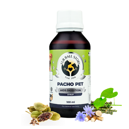 Pacho Pet: Relieves Stomach Problems In Dogs & Cats - 100ml