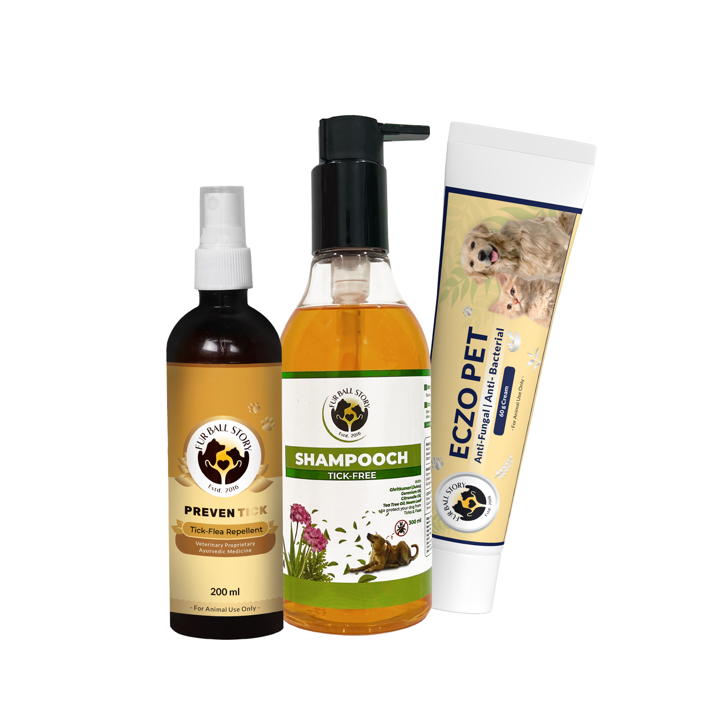 PrevenTick: Professional Range Advanced Tick & Flea Repelling Spray for Dogs & Cats - 200ml | Tick Spray
