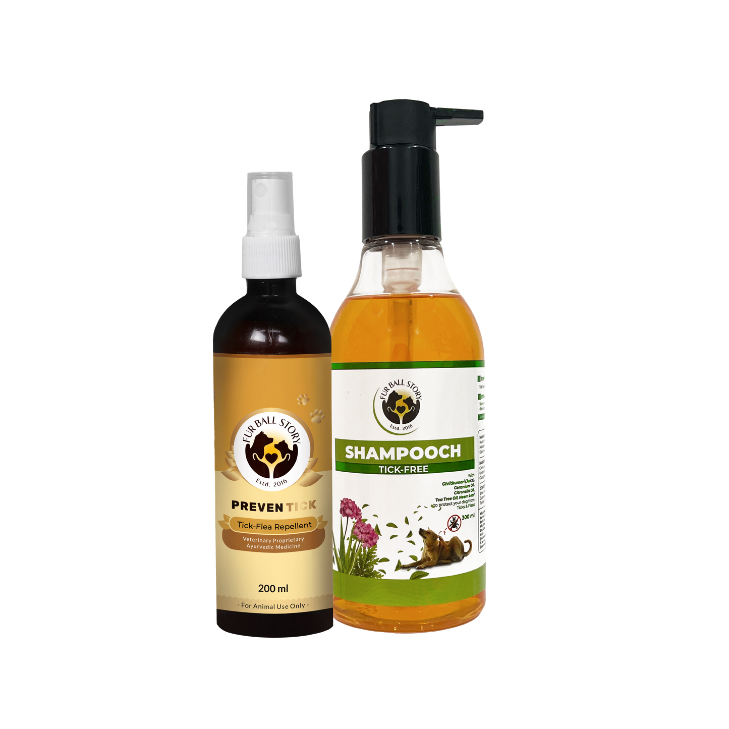 PrevenTick: Professional Range Advanced Tick & Flea Repelling Spray for Dogs & Cats - 200ml | Tick Spray