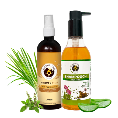 PrevenTick: Professional Range Advanced Tick & Flea Repelling Spray for Dogs & Cats - 200ml | Tick Spray