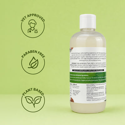 Shampooch Meow Care: Cat Shampoo for Healthy Skin & Shiny Fur - 300ml
