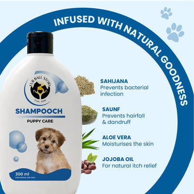 Shampooch Puppy Care: Puppy Shampoo For Gentle Cleansing - 300ml | dog shampoo, puppy shampoo