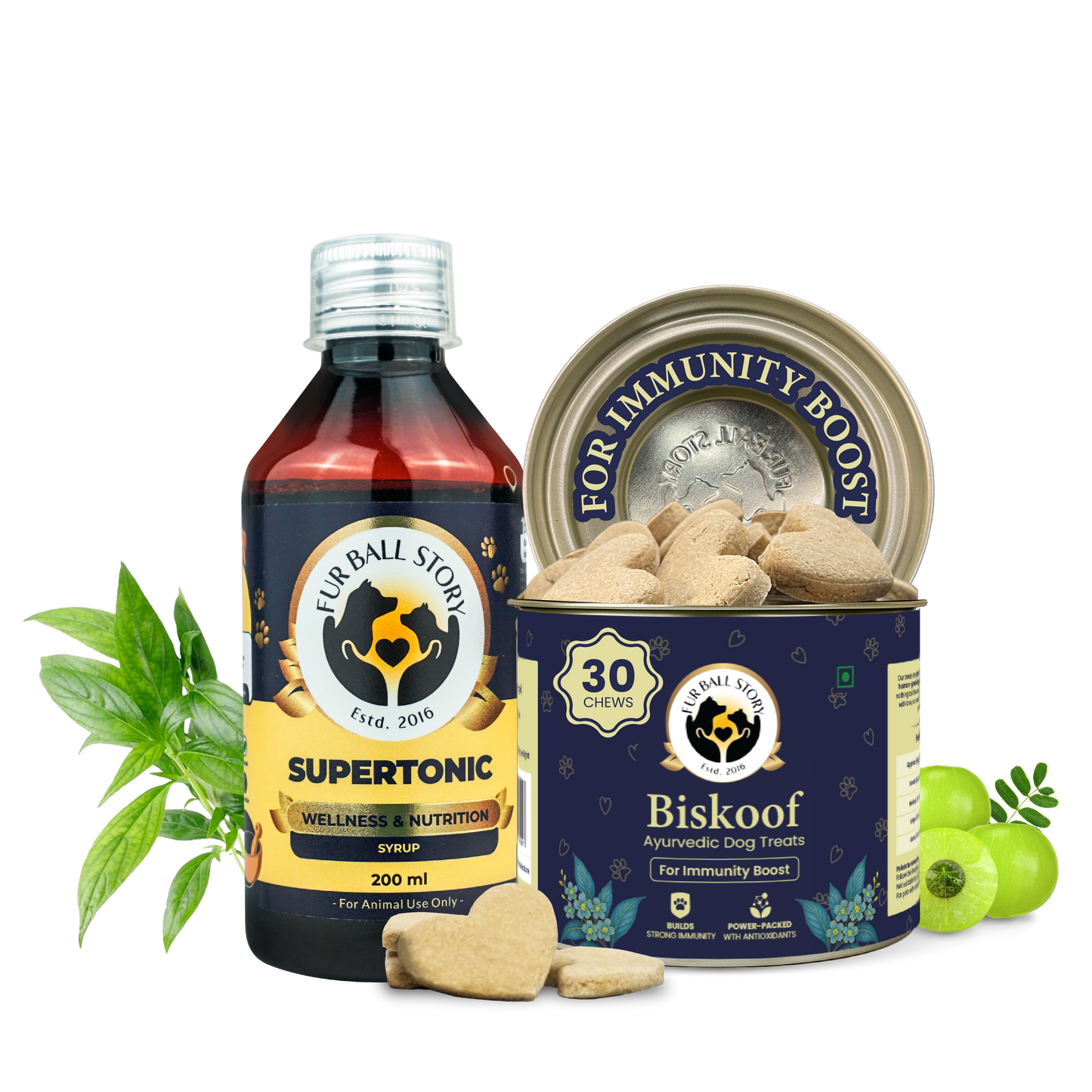 Supertonic Syrup: Ensures Head to Tail Wellness of Dogs & Cats - 200ml