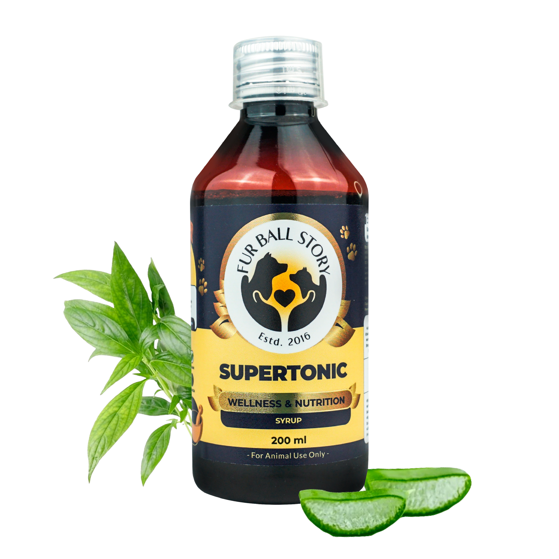 Supertonic Syrup: Ensures Head to Tail Wellness of Dogs & Cats - 200ml | multi vitamin for dogs