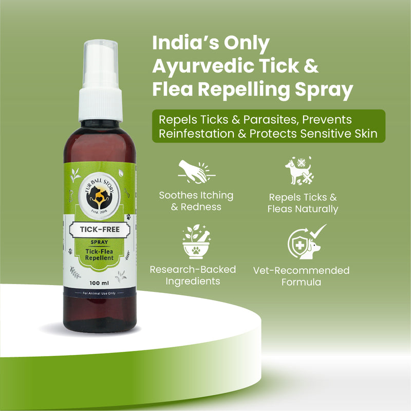 Tick Free: Tick & Flea Repelling Spray For Dogs & Cats - 100ml