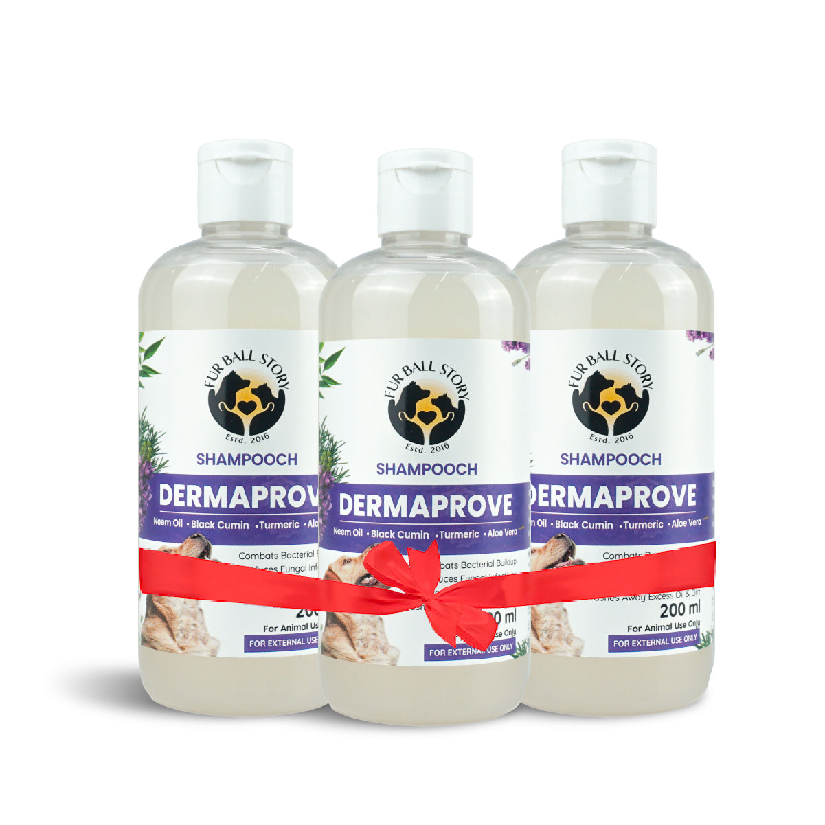 Dermaprove: Antifungal Dog Shampoo - 200ml (BUY 2 GET 1 FREE)