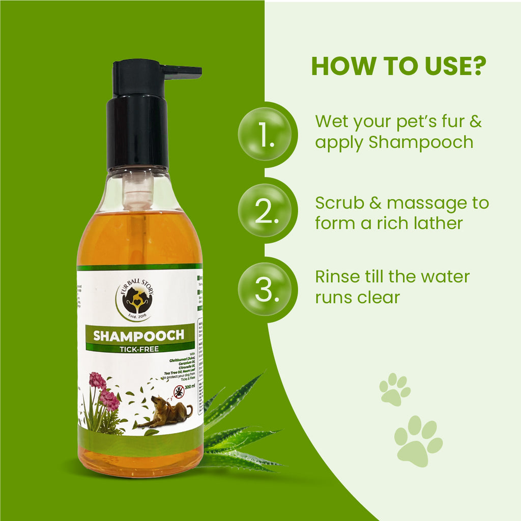 Shampooch Tick Free: Tick Preventive Dog Shampoo - 300ml