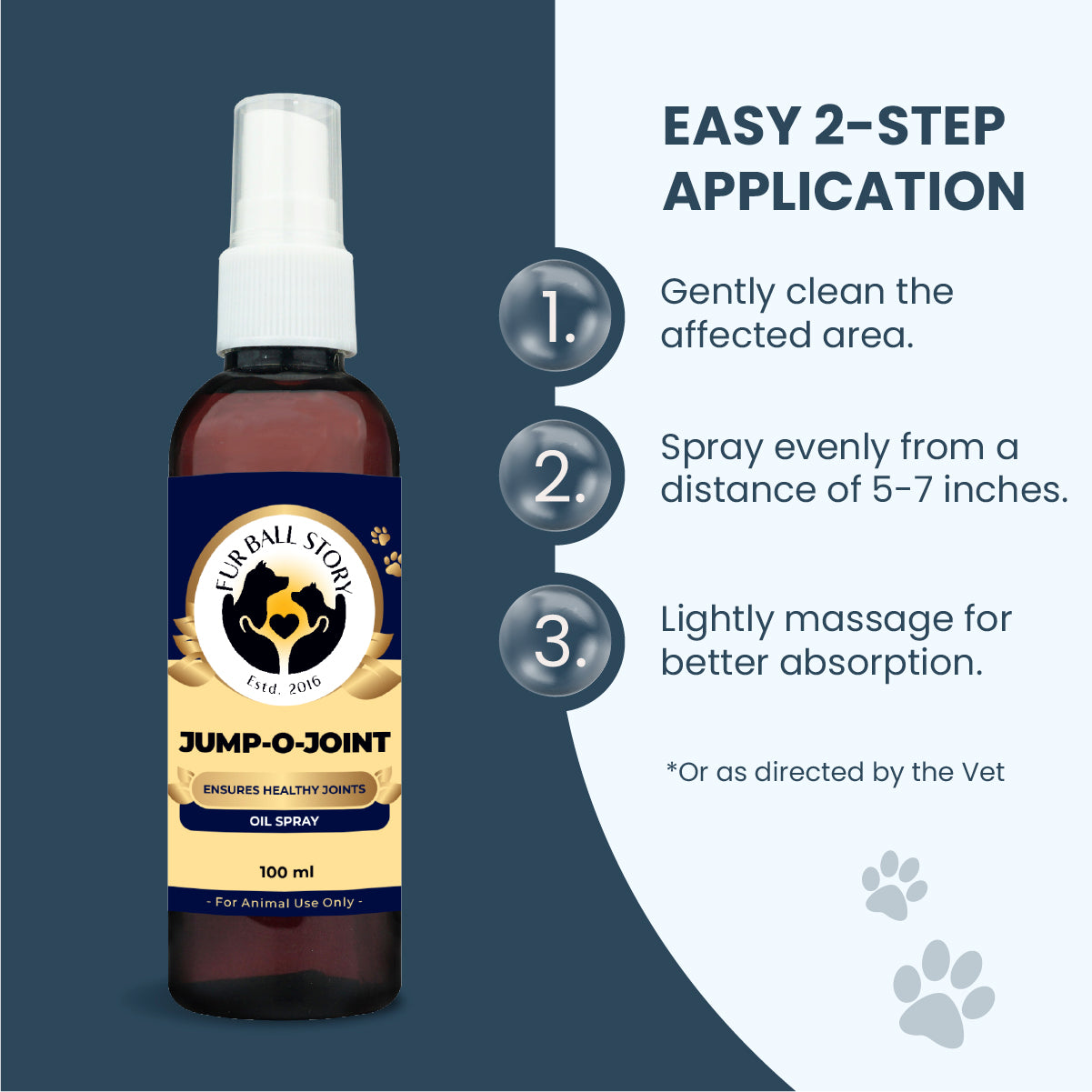 Jump O Joint (Oil): For Joint Pain Relief in Dogs & Cats - 100ml