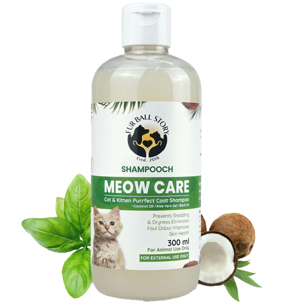 Shampooch Meow Care: Cat Shampoo for Healthy Skin & Shiny Fur - 300ml