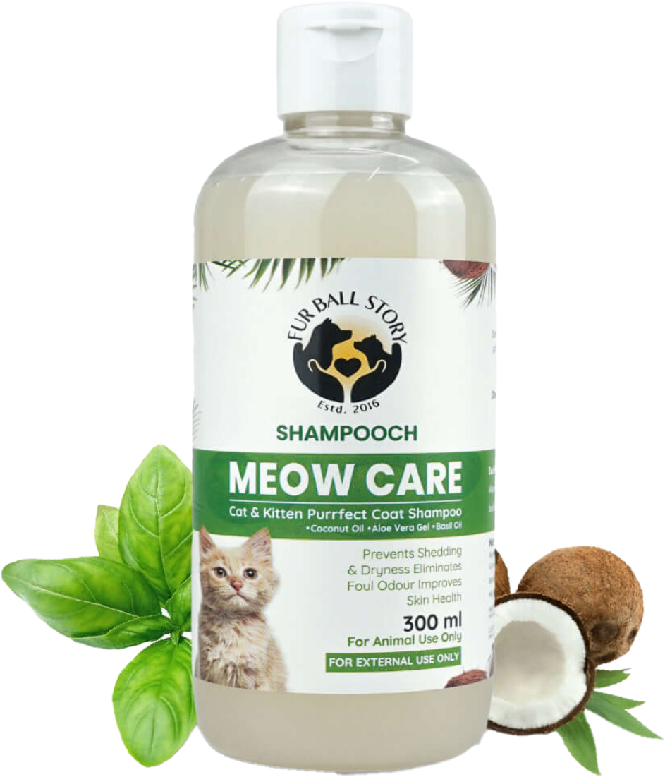 Shampooch Meow Care: Cat Shampoo for Healthy Skin & Shiny Fur - 300ml
