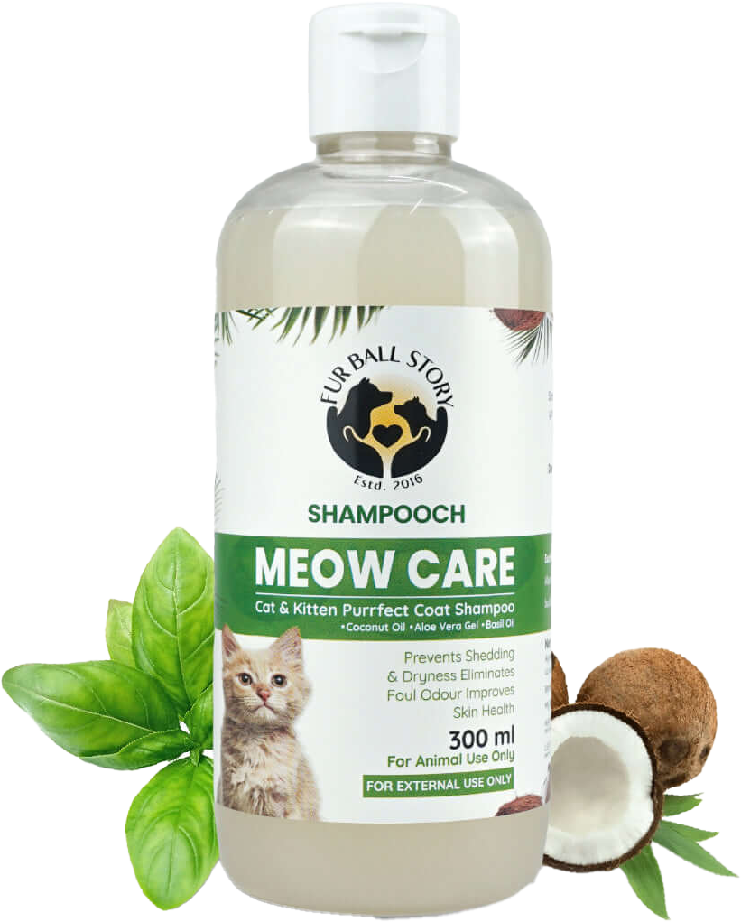 Shampooch Meow Care: Cat Shampoo for Healthy Skin & Shiny Fur - 300ml