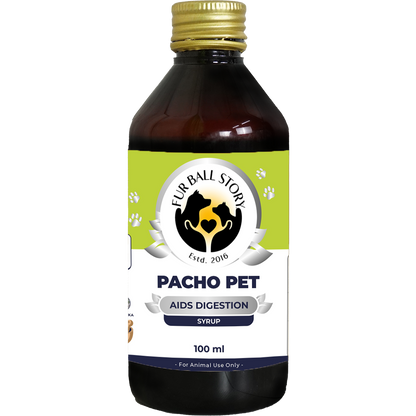Pacho Pet: Relieves Stomach Problems In Dogs & Cats - 100ml