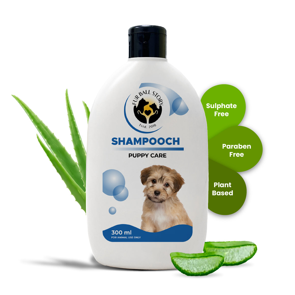 Shampooch puppy shampoo – gentle, natural shampoo designed for puppies to promote clean, healthy fur and skin