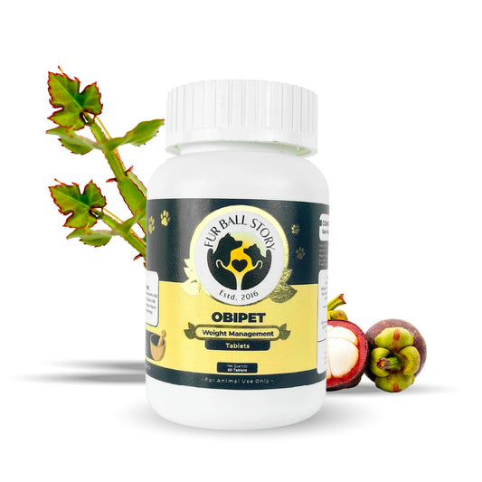 Obipet: Ayurvedic Weight Management Tablets for Dogs – 60 Tabs