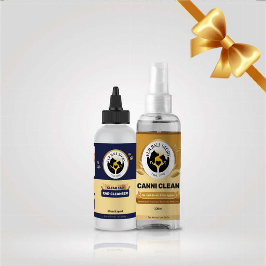 Regular Hygiene Combo Pack for Pets: Essential Grooming and Care Products for Your Furry Friends' Daily Hygiene Routine.